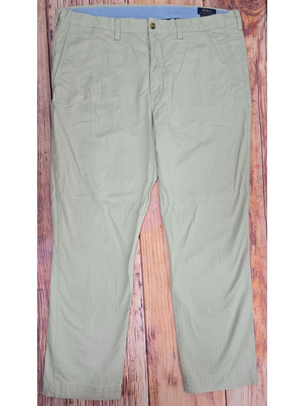 Polo Ralph Lauren Mens Twill Stretch Straight Pants 38x30 Classic Cotton